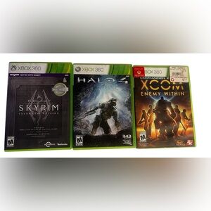 Green Xbox 360 Video Games Collection Bundle of 3